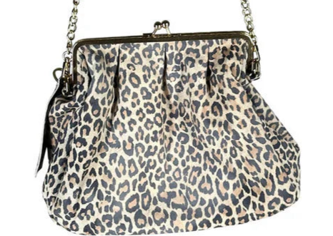 Leopard Clutch, Large