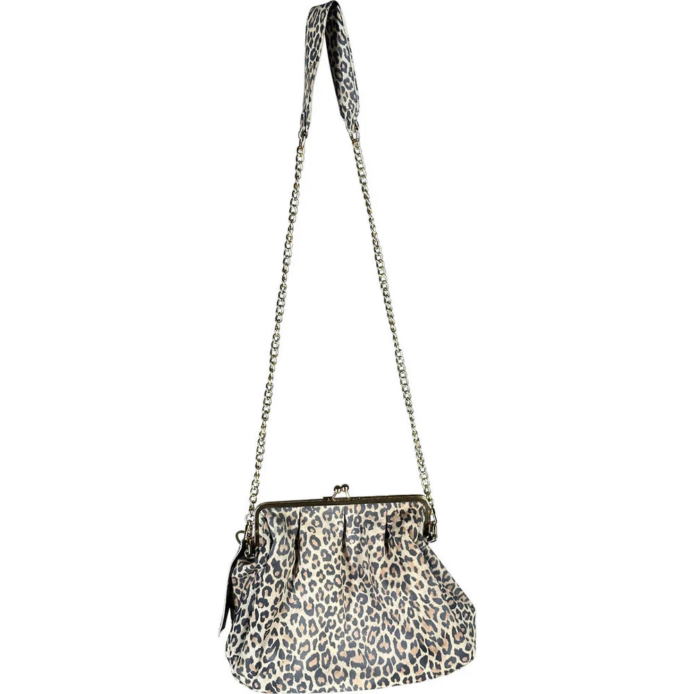Leopard Clutch, Large