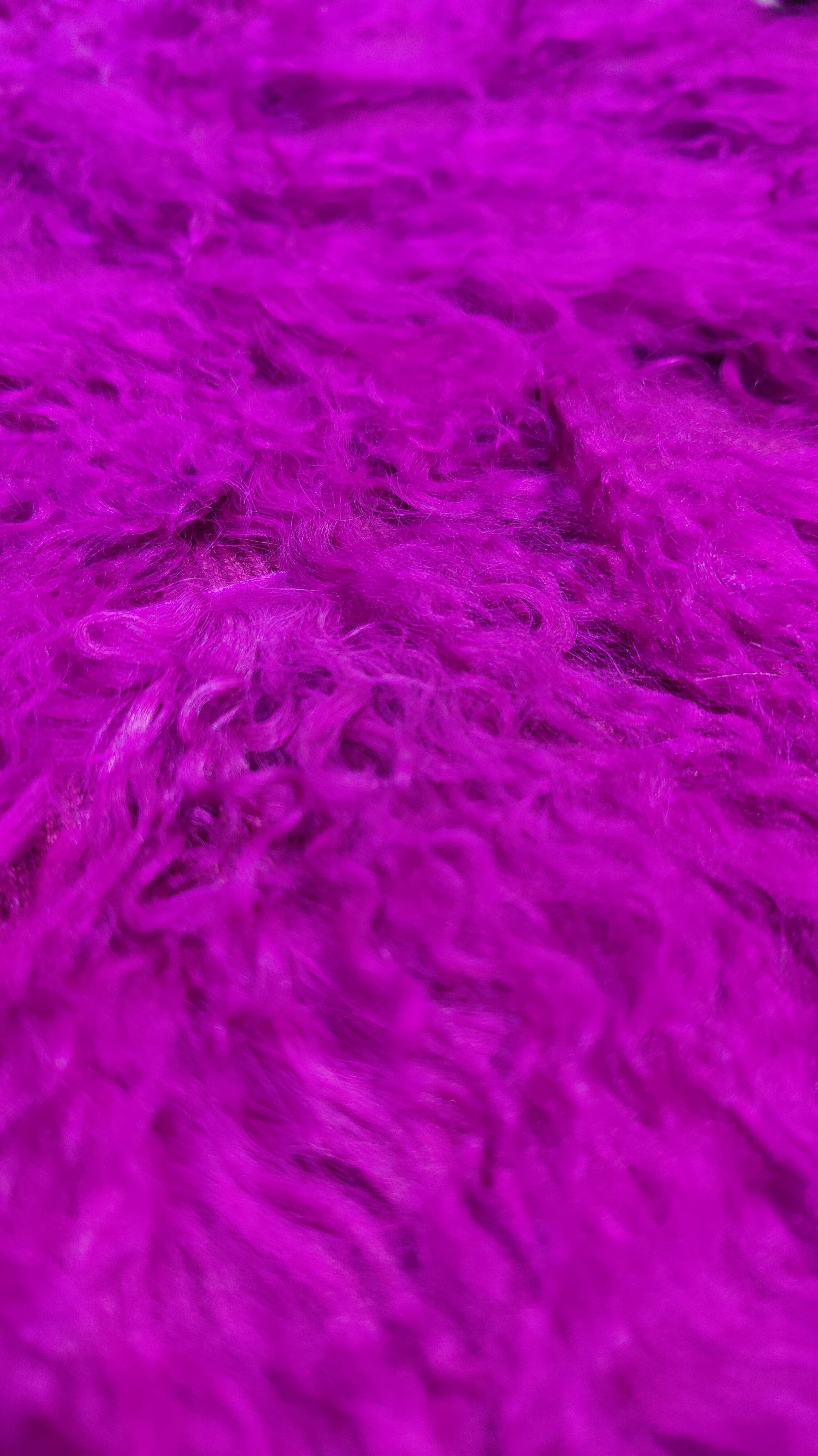 Pelskrave fra tibetansk får - fuchsia