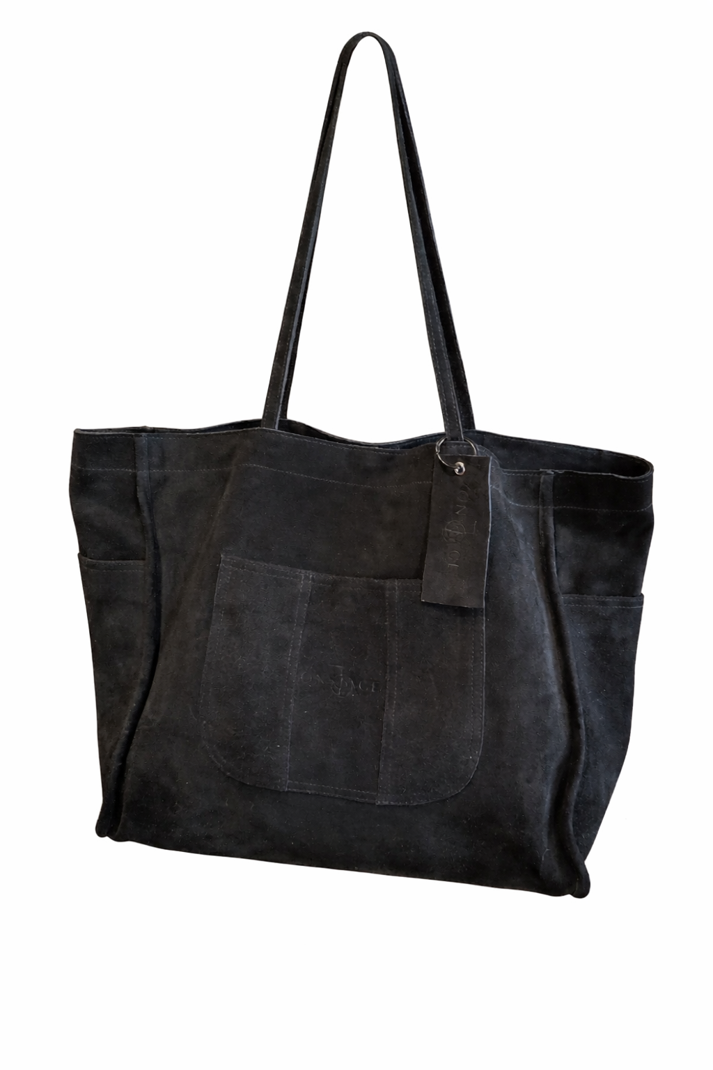 OnStage Ruskindstaske – Sort | Stor tote i ægte ruskind