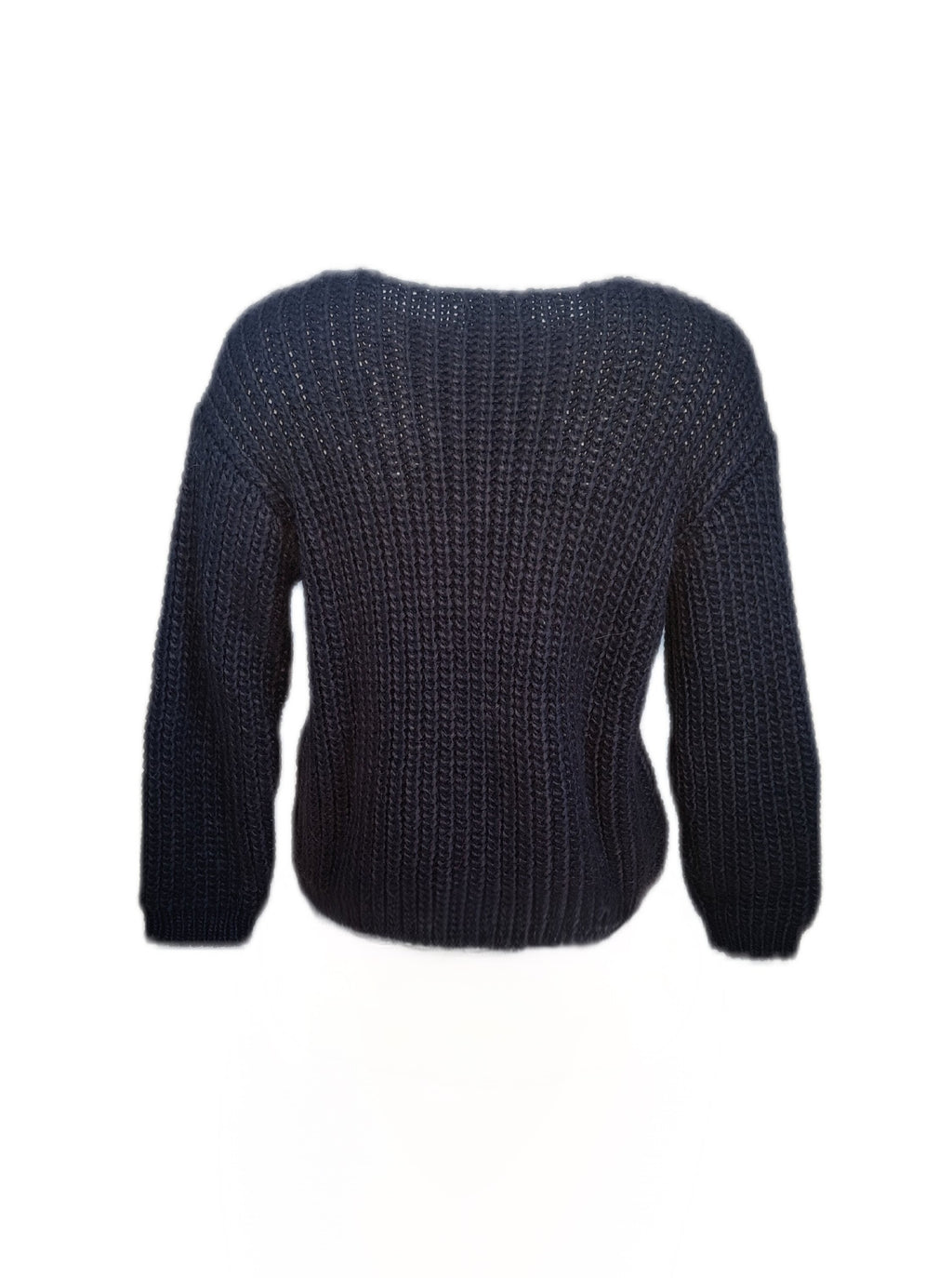 Chunky Sort Strikbluse – MBA Made by Andersen