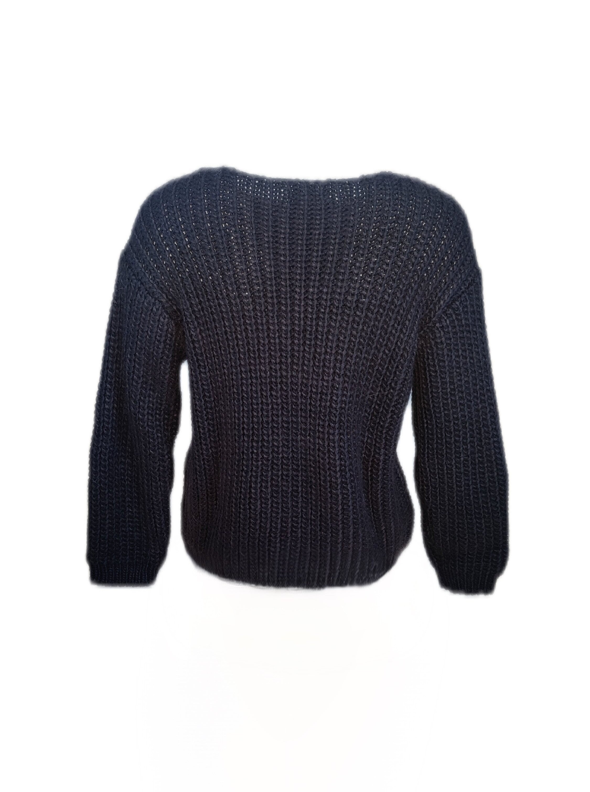 Chunky Sort Strikbluse – MBA Made by Andersen