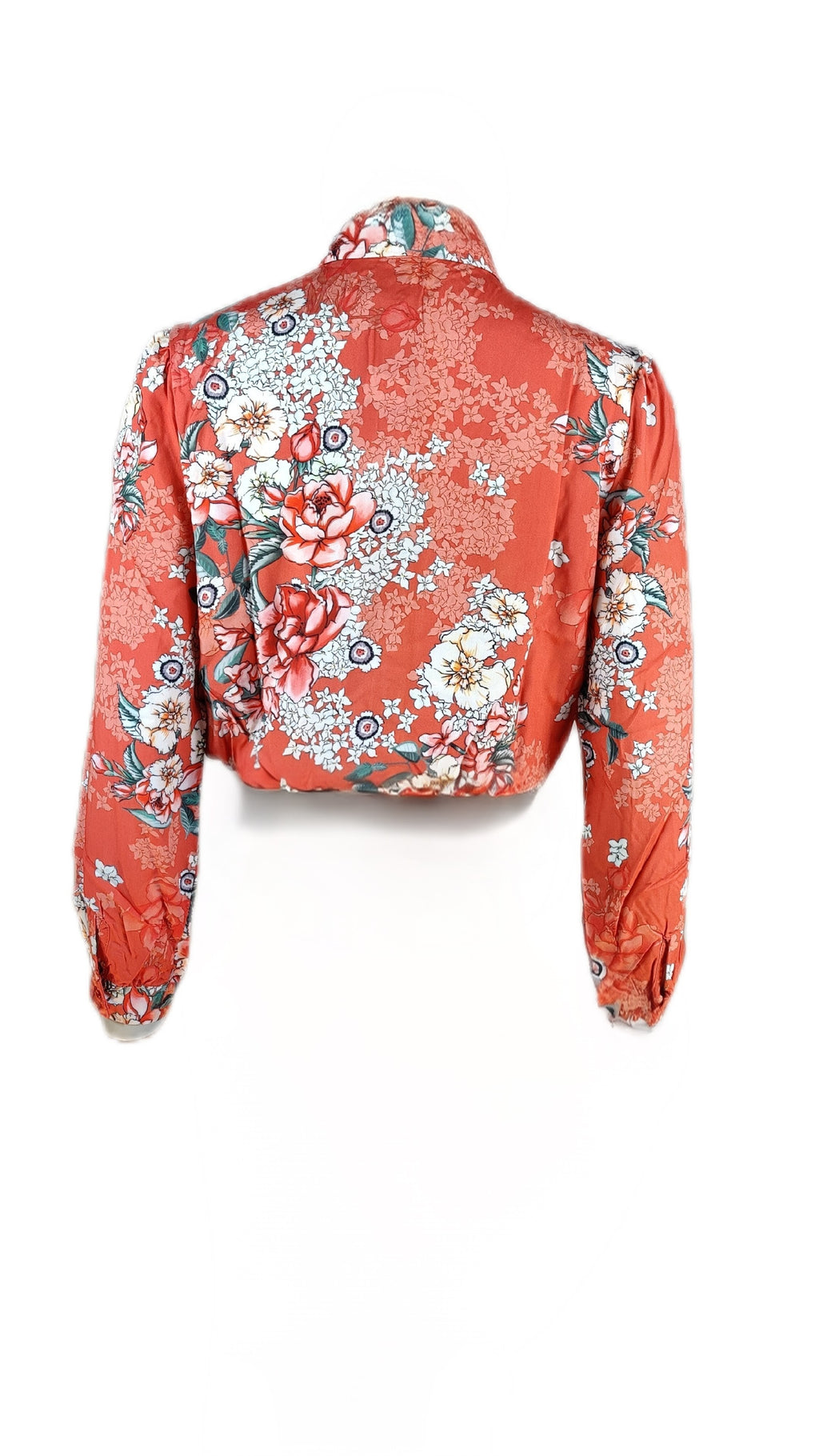 Skjortebluse orange/koral