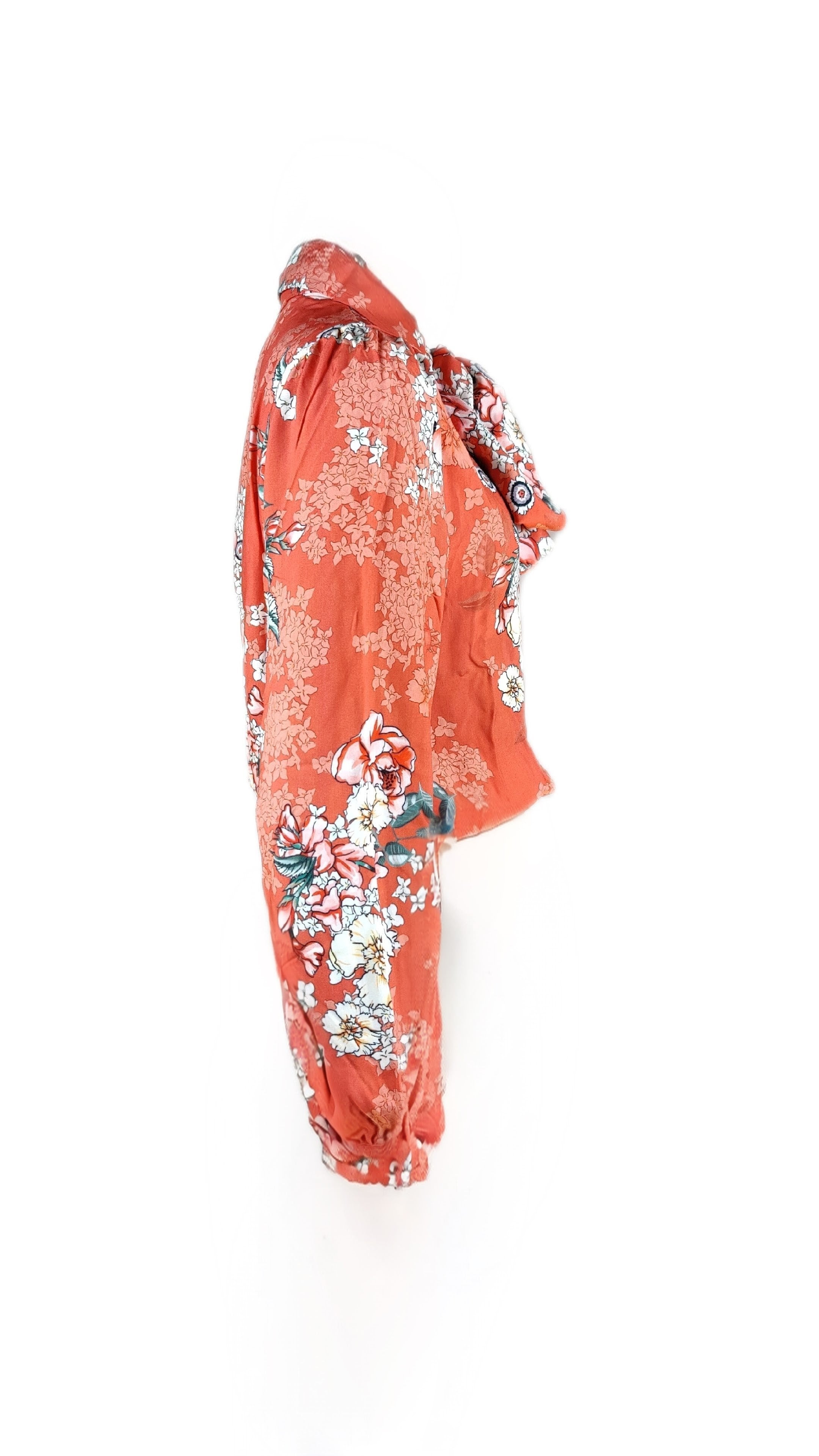 Skjortebluse orange/koral