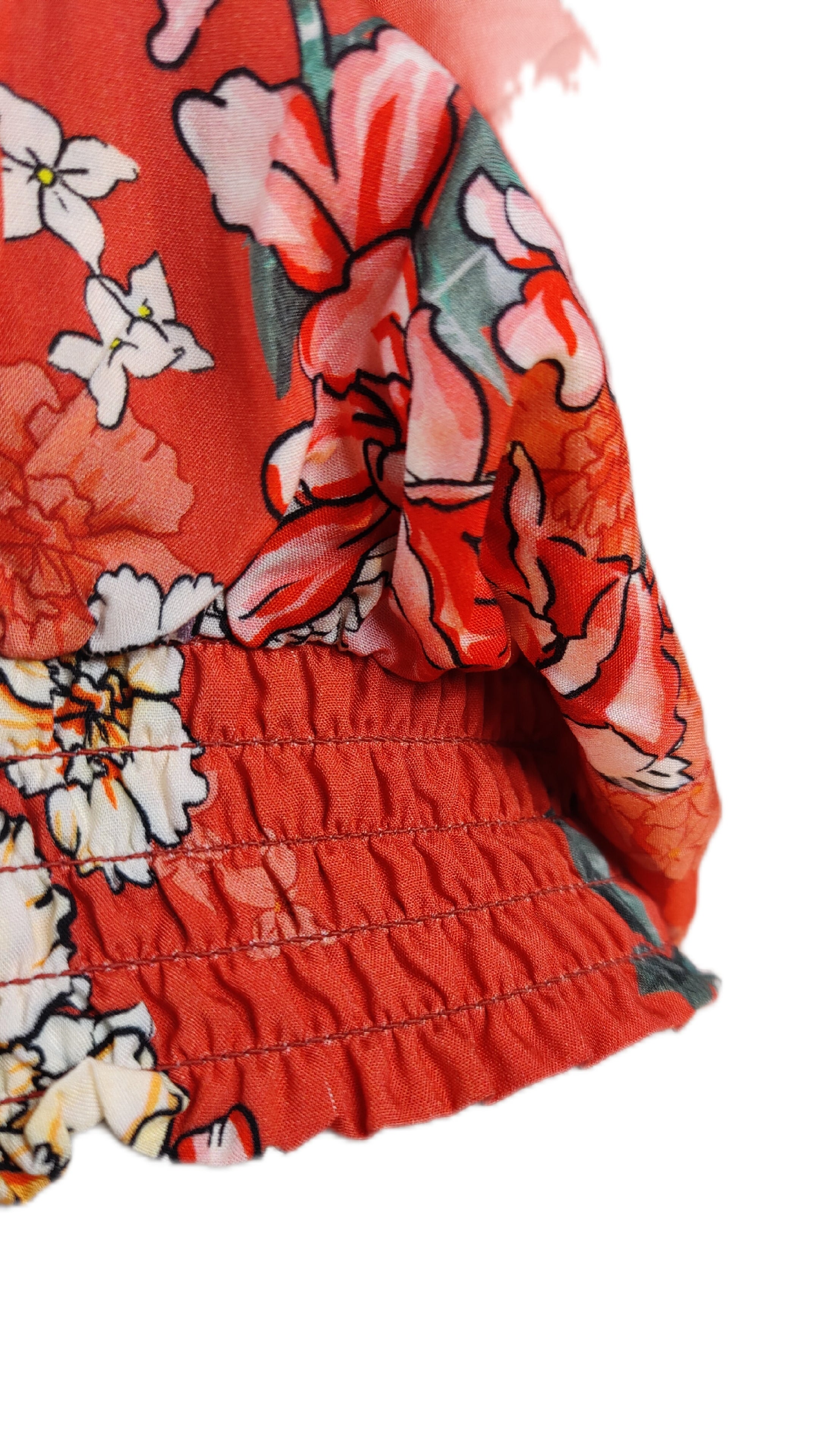 Skjortebluse orange/koral