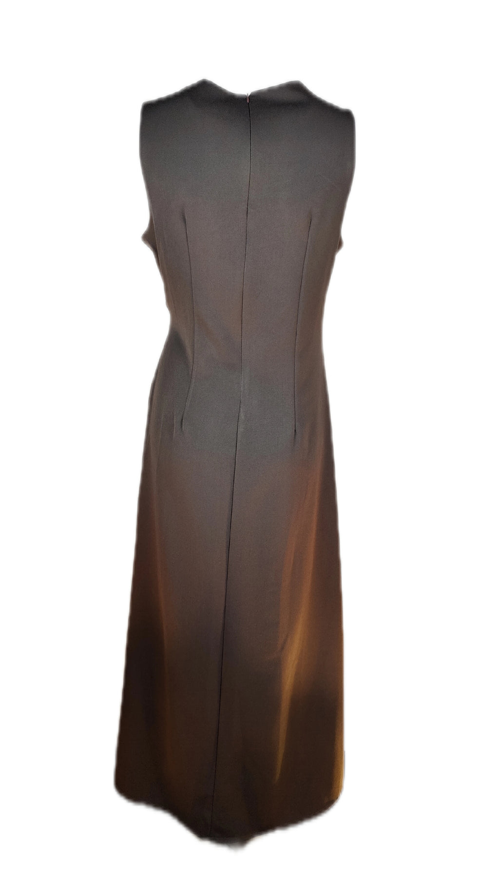 Kjole med Draperet Talje og Metal-Spænde – Sort – OneSize/L