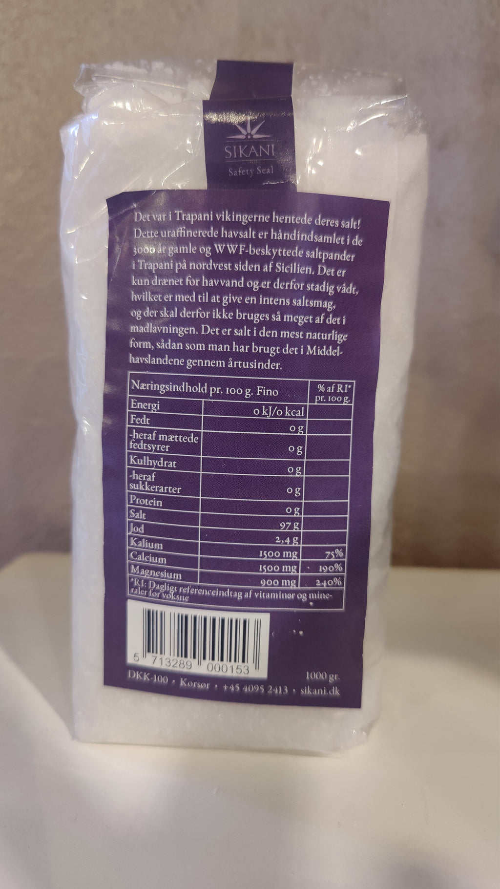 Sikani Fino – Siciliansk Gourmetsalt 1 kg